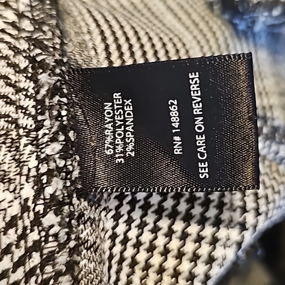 Torrid sz 18 plaid houndstooth skinny ankle dress pants WP214 - Picture 6 of 7